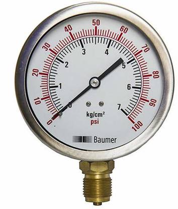 Baumer BT (Range 0 to 7 bar) Pressure Gauge Hydrometer