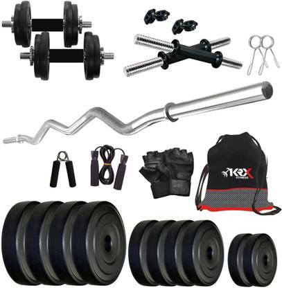 KRX 20 kg PVC COMBO43-SL Home Gym Combo