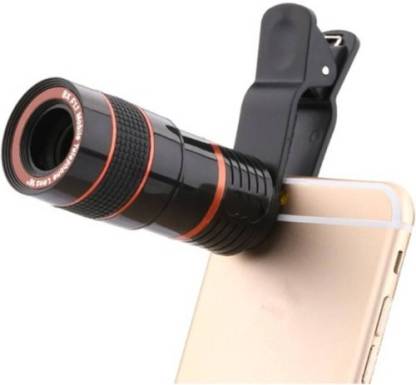 ESCHEW Universal 8X Zoom Telescope Camera + Adjustable Holder Mobile Phone Lens