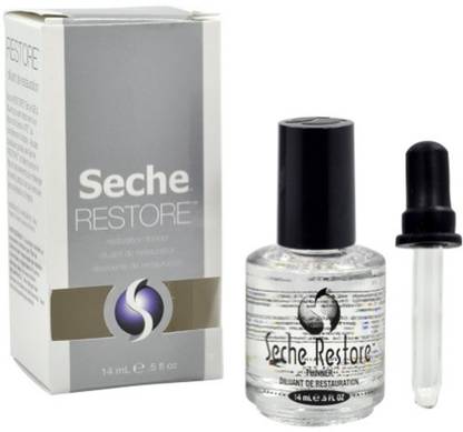Seche Restore Top Coat Restoration Nail Polish Mani Clear Salon Treatment Mani Clear