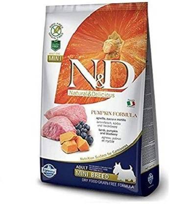 Farmina N and D Grain Free Lamb & Blueberry Adult Mini Dog Food 2.5 kg Dry Adult Dog Food