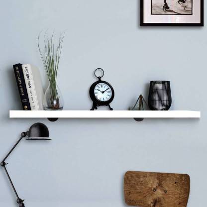 CraftOnline WOODEN WALL RACK SHELF AND IRAN SHELF वुडेन वॉल शेल्फ