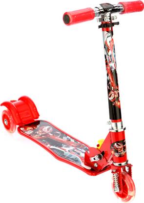 Veera  Foldable 3 wheel Adjustable Height With Led Light PU Wheels Kids Scooter