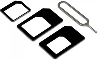 Triangle Ant ™ Nano SIM Card with eject Pin Sim Adapter for Android,IOS & Windows Sim Adapter