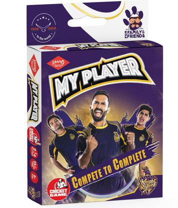 Kaadoo My Player-KKR-Cricket card game