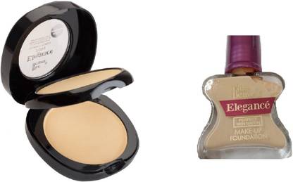 BLUE HEAVEN Elegance 2 IN 1 Compact Powder with elegance foundation