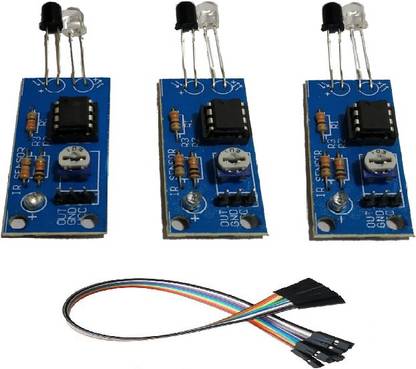 Embeddinator IR Sensor Module For Raspberry Pi, Arduino, ARM, DSP, AVR, PIC, 8051 (3 Pieces) Micro Controller Board Electronic Hobby Kit