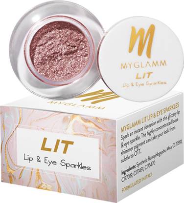 MyGlamm LIT LIP & EYE SPARKLES - Kween 1.1 g