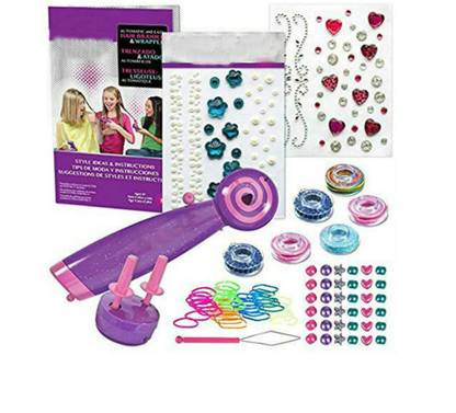 Shrih Glam Twirl Easy & Automatic Hair Braider And Hair Wrap Styling Tool Hair Accessory Set