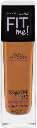 MAYBELLINE NEW YORK Fit Me! Foundation, 355 Coconut, SPF 18, 1.0 Fluid Ounce