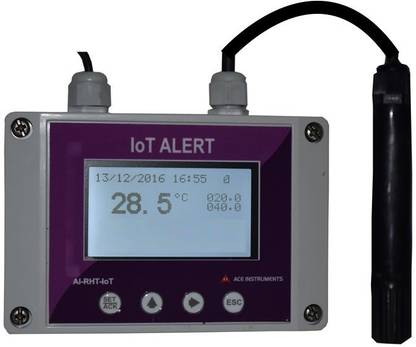 ACE Server Room Temperature Monitor (AI-TAM1-IoT with Hosting) SMS/Email/Cloud IoT alongwith Calibration Certificate + 12 Months Warranty Multipurpose Controller
