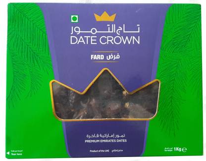 DATE CROWN Premium Emirates Dates Fard Combo Pack ( 1 kg + 1 kg ) Dates