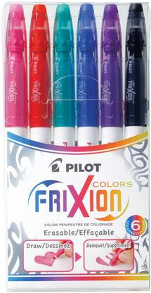 PILOT Frixion Colour Pack Of 6 Marker Ink