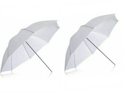 BOOSTY Professional 80cm white umbrella for Photography Studio Light Flash, Camera Flash, Video Light -Pack of 2 Black Reflector Umbrella