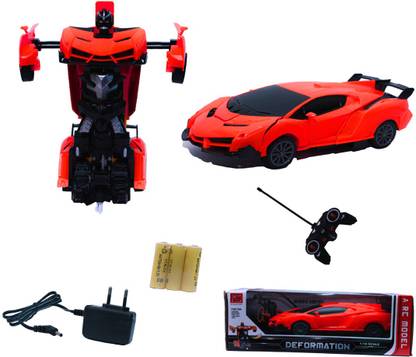 INFISTYLES REMOTE CONTROL LAMBORGHINI TRANSFORMER CAR INTO ROBOT WITH RECHARGEABLE BATTERY