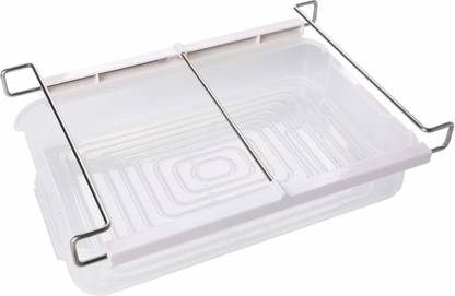 Luxafare Multipurpose Fridge Storage Sliding Drawer Fridge Storage Rack Freezer Storage Shelf Refrigerator Organizer Space Saver Fridge Door Shelf