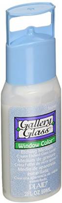 Plaid Craft Gallery Glass 16044N Window Etching Medium, 2 Oz