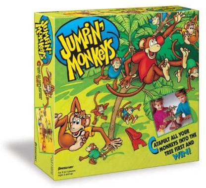 Pressman Jumpin' Monkeys Party & Fun Board Game