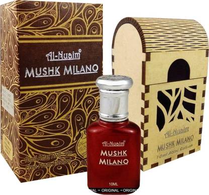 Al Nuaim Mushk Milano Attar 10 ml Free from ALCOHOL Herbal Attar