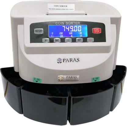 PARAS 550-2 Coin Counting Sorting Machine Coin Bank