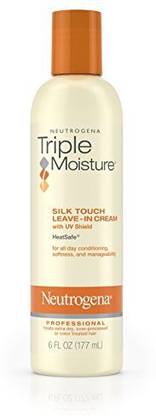 NEUTROGENA Triple Moisture Silk Touch Leave-In Cream For Dry And Damaged Hair 6 Fl. Oz. Pack Of 3