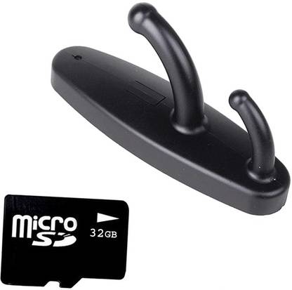 13-HI-13 Spy Clothes Hook Hidden Spy Camera Motion Detection With 32GB Memory Card Spy Camera
