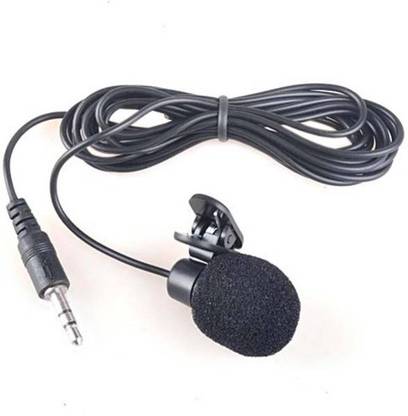 True Shop Condenser Dynamic Lapel Lavalier Microphone for Vocal Recording - Mini Metal Collar Clip Microphone