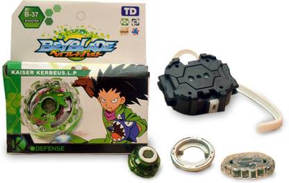 Parags B-37 Beyblade Bust Booster Kaiser kerbeus.L.P Launcher (Green)