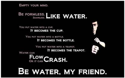 Bruce Lee Posters | bruce lee poster | bruce lee motivational posters | bruce lee quotes posters Paper Print