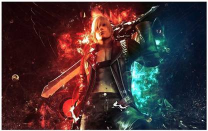 Devil May Cry Poster | devil may cry posters | devil may cry game posters | game posters Paper Print