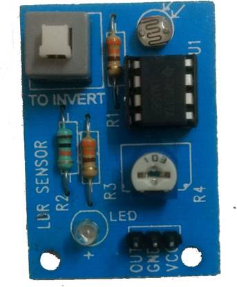 Embeddinator LDR light Sensor Module With Special Day/Night Invert Logic Feature For Raspberry Pi, Arduino, DSP, ARM, AVR, PIC, 8051 Micro Controller Board Electronic Hobby Kit