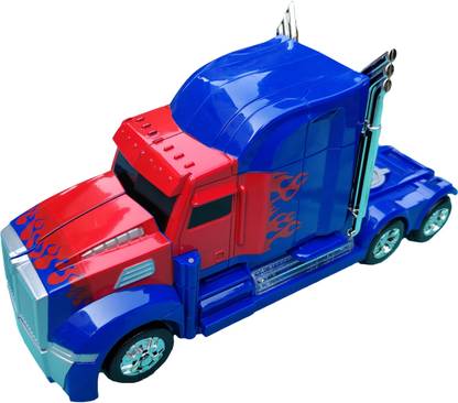 Humaira Tranformer Octimus Prime Robot Super Change 2 in 1 Truck with Light and Music Toy