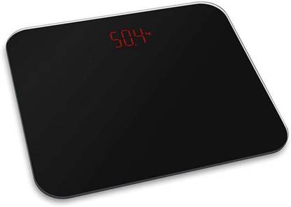 Gadget Tree S-curve Personal Weight Machine For Body Weight With 6mm Thick Glass Weighing Scale