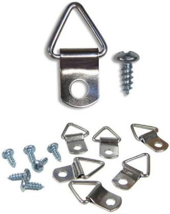 DIY Crafts Frame Triangle Ring Hanger - Small D-Ring Picture Hanger with Screws