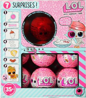 LOL Surprise Lol Surprise Pets Eye Spy Series 4 Display Case 18 Pack Balls