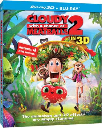 Cloudy with a Chance of Meatballs 2 (Blu-ray 3D + Blu-ray Includes 4 Mini-Movie) (Slipcase Packaging | US Import) (Region Free)
