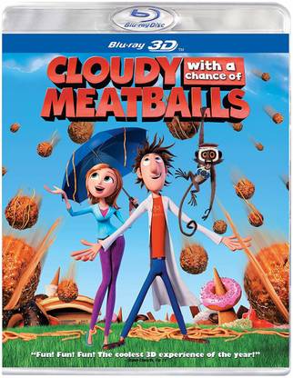 Cloudy with a Chance of Meatballs (Blu-ray 3D) (Region Free | US Import)