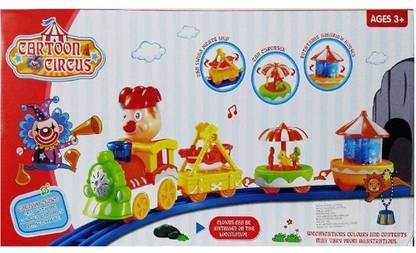 HILY Cartoon Circus Train Set (Multicolor)