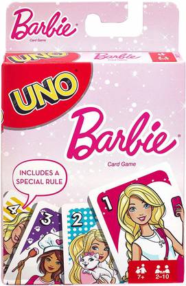 MATTEL Games UNO Barbie Card Game