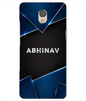 ETECHNIC Back Cover for Lenovo P2 With Name Abhinav
