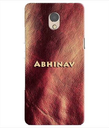 ETECHNIC Back Cover for Lenovo P2 With Name Abhinav