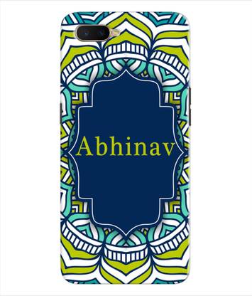 ETECHNIC Back Cover for Oppo K1 With Name Abhinav