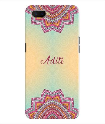 ETECHNIC Back Cover for Oppo K1 With Name Aditi