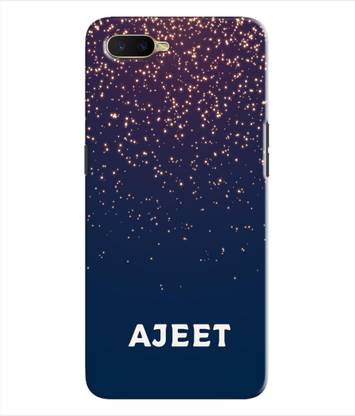 ETECHNIC Back Cover for Oppo K1 With Name Ajeet