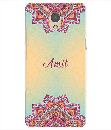 ETECHNIC Back Cover for Lenovo P2 With Name Amit