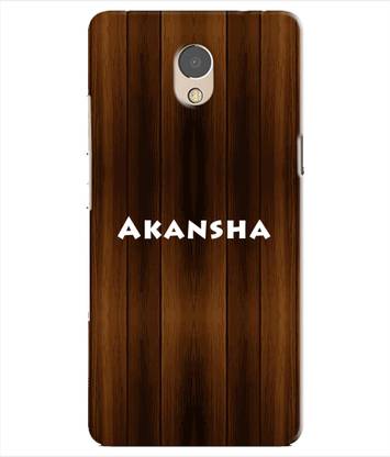 ETECHNIC Back Cover for Lenovo P2 With Name Akansha