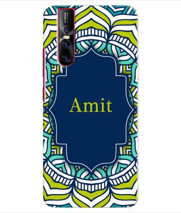 ETECHNIC Back Cover for Vivo V15 Pro With Name Amit