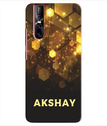 ETECHNIC Back Cover for Vivo V15 Pro With Name Akshay