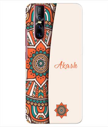 ETECHNIC Back Cover for Vivo V15 Pro With Name Akash