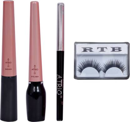 RTB MASCARA, EYELINER, AUTO KHOL KAJAL WITH EYELASH